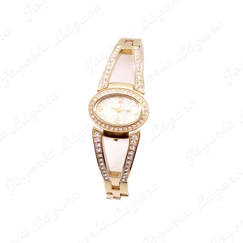 RELOJ DUWARD SRA. BRAZALETE DORADO CIRCO