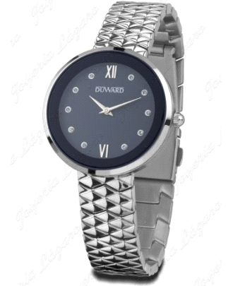 RELOJ DUWARD SRA. AZUL ACERO