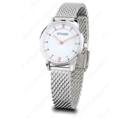 RELOJ DUWARD SRA. BLANCO/ROSA