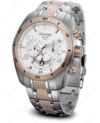 RELOJ DUWARD CAB. ACERO/ROSA CRONO