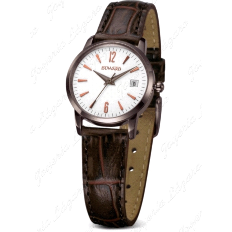 RELOJ DUWARD SRA. CORREA MARRON BLANCO