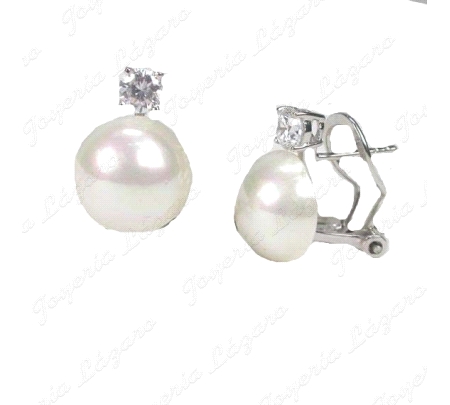 PEND. PLATA/PERLA ORQUIDEA TU Y YO CIRCO+PERLA C. OMEGA