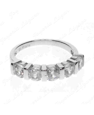 SORTIJA PLATA QUINTILLO CIRCO 5MM