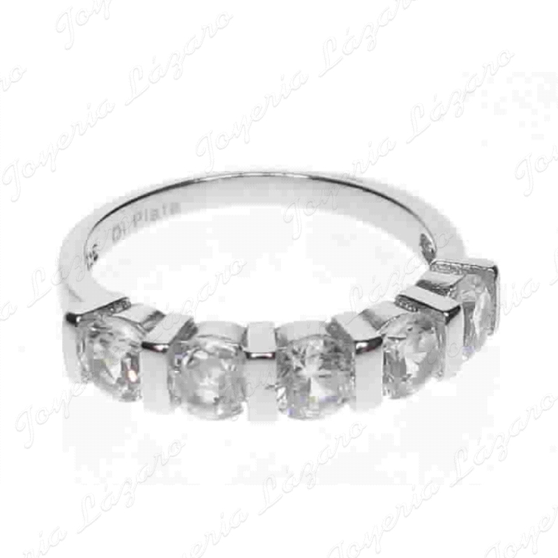 SORTIJA PLATA QUINTILLO CIRCO 5MM