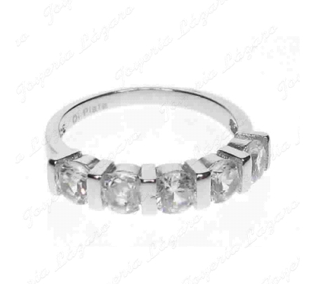 SORTIJA PLATA QUINTILLO CIRCO 5MM