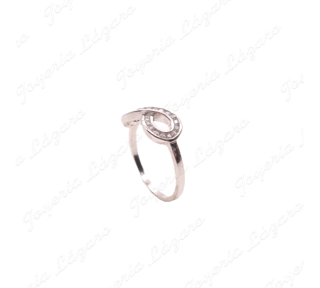 SORTIJA PLATA INFINITO CIRCONITA