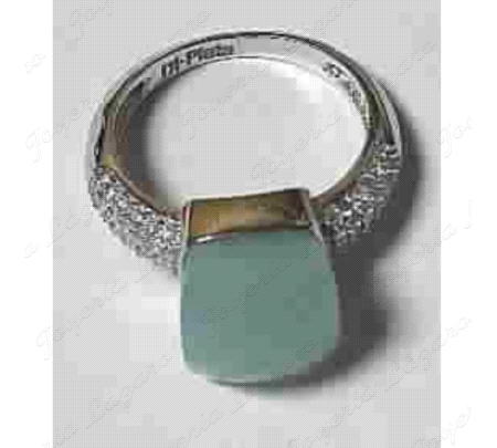 SORTIJA PLATA PIEDRA CELESTE CUADRADA MICROENGASTE