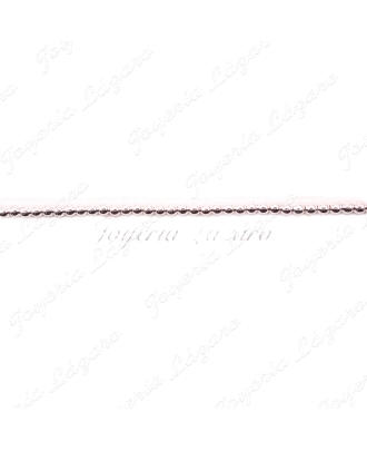 PULSERA PLATA  BOLAS 3MM