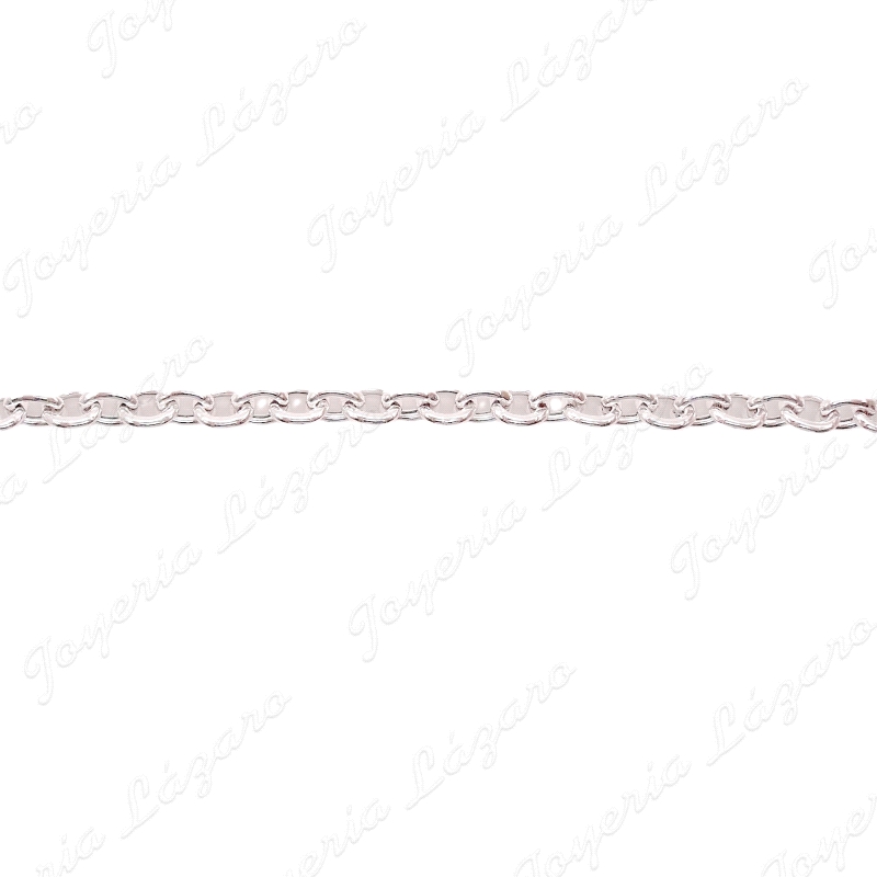 PULSERA PLATA FORZADA  4MM