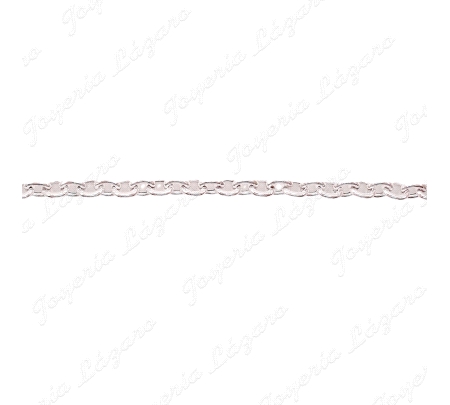 PULSERA PLATA FORZADA 4MM