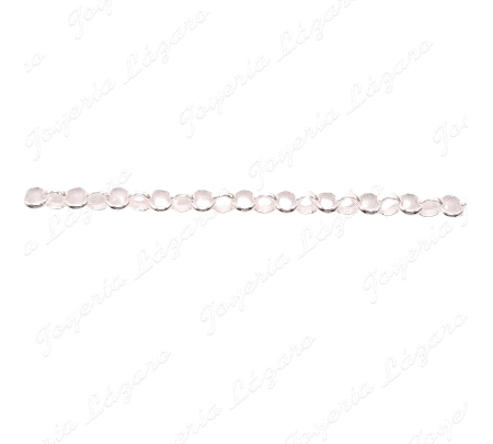 PULSERA PLATA ROLO 4MM