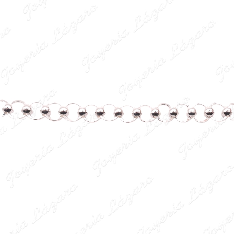 PULSERA  PLATA LEY BOLAS PLACARI