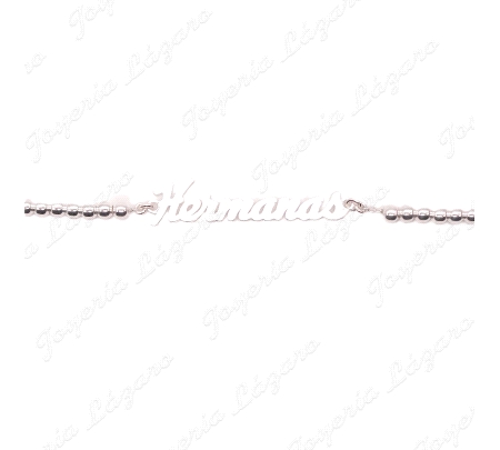 PULSERA PLATA HERMANAS