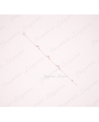 PLATA PULSERA BOLAS MANO FATIMA