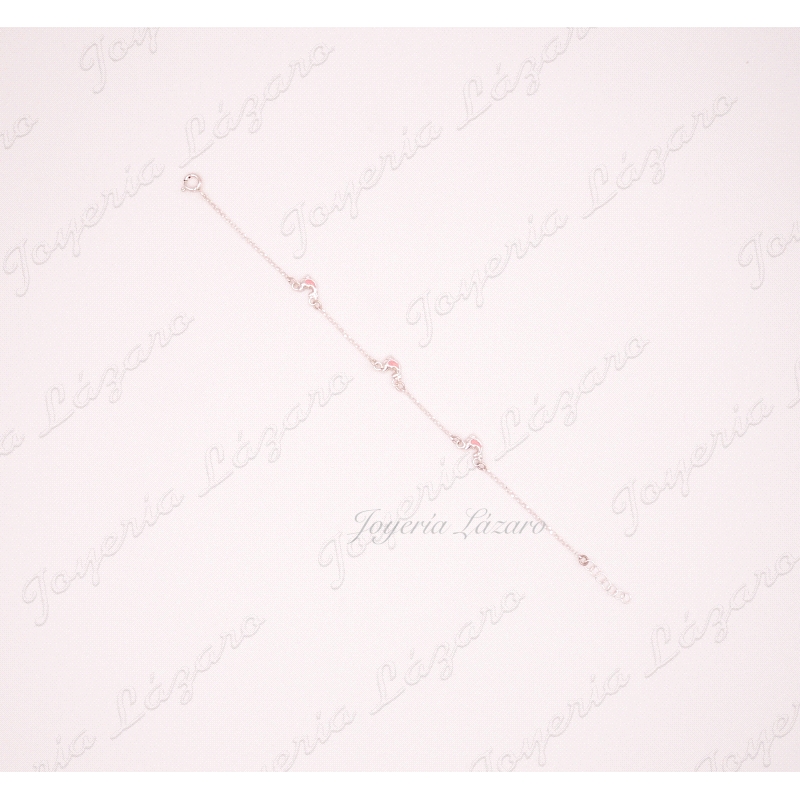 PLATA PULSERA BOLAS MANO FATIMA