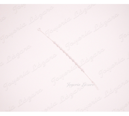 PLATA PULSERA BOCEL CIRCO BLANCA / ROSA / MULTICOLOR