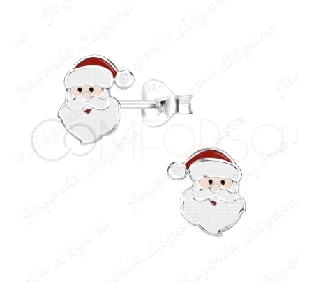 PEND. PRES. PLATA PAPA NOEL 8X9