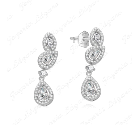 PEND. LARGOS PLATA LAGRIMAS CIRCONITAS NOVIA CIERRE PRESION