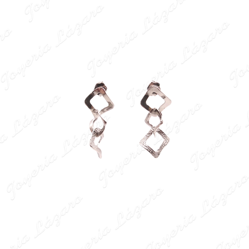 PEND. LARGOS PLATA CHAPADA PLATINO 3 ROMBOS