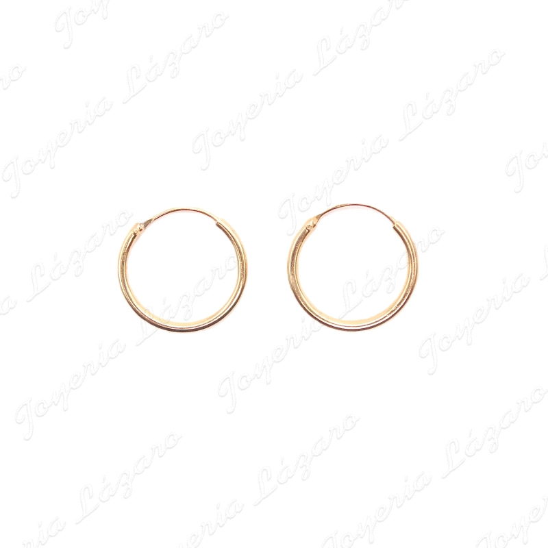 PEND. AROS PLATA  CHAPADA ORO TUBO 2X16M