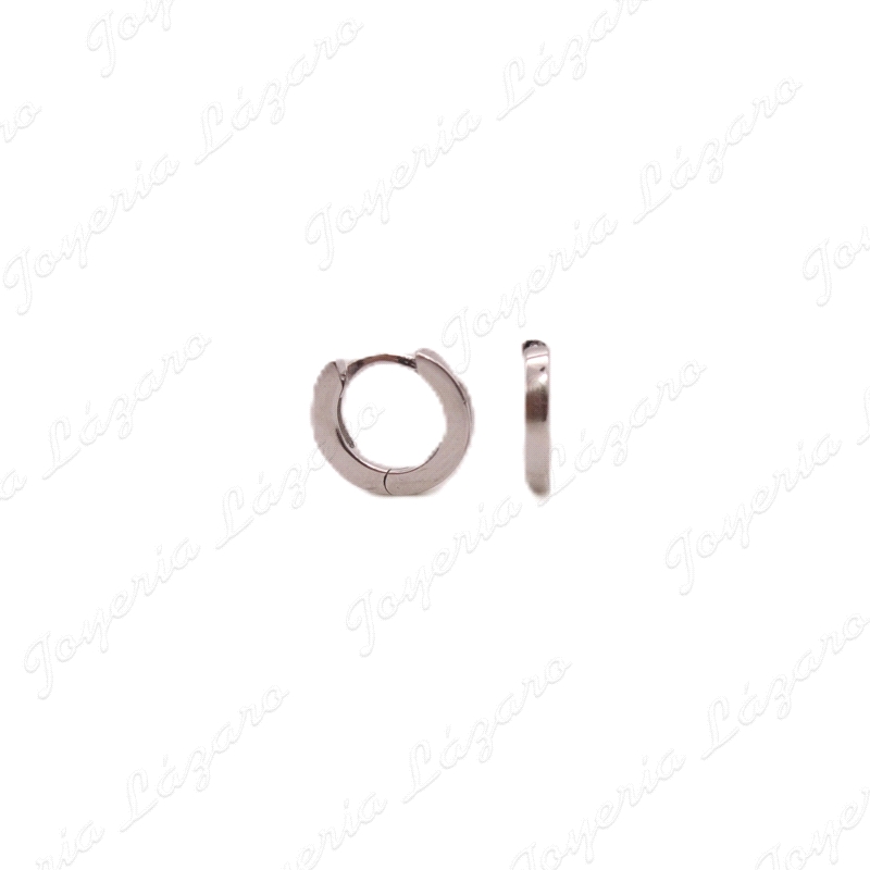 PEND. AROS PLATA MINI 8MM LISOS