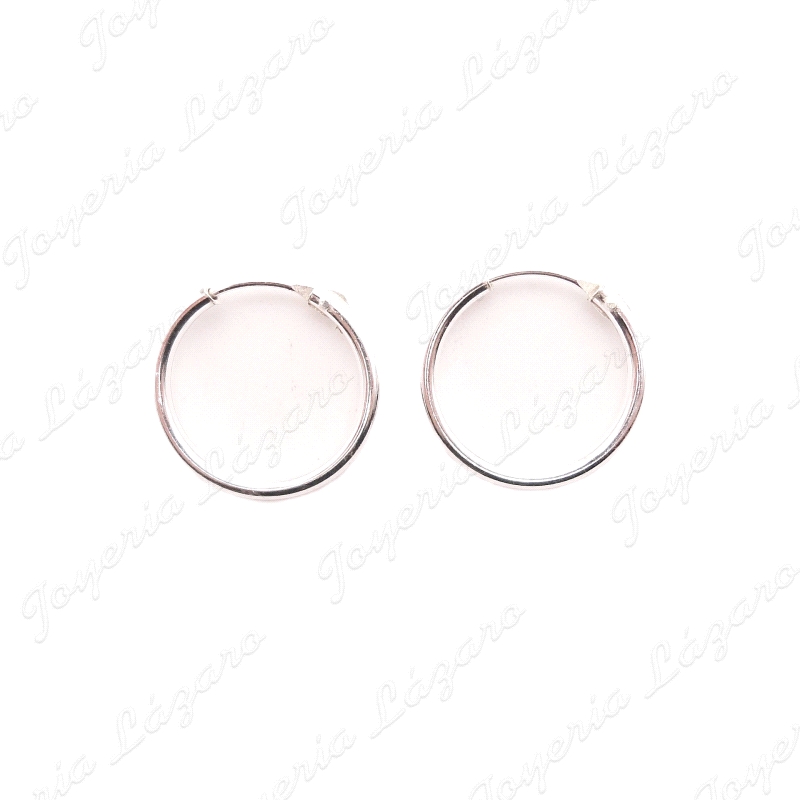 PEND. AROS PLATA 2X16MM