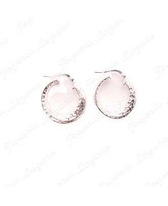 PEND. AROS PLATA TALLADO HUECOS RETORCIDOS