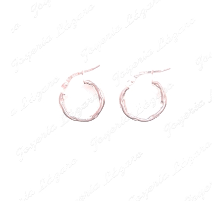 PEND. AROS PLATA PEQUEÑO VISAGRA 16MM