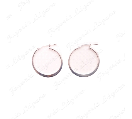 PEND. AROS PLATA   PLANOS LISOS 26MM