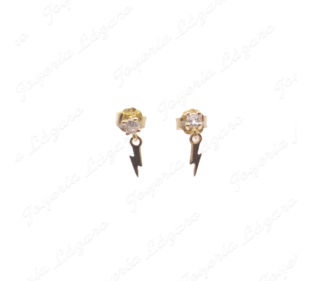 PEND. PLATA  CHAPADA ORO CIRCO 4 GARRAS RAYO COLGANDO C. PRES.