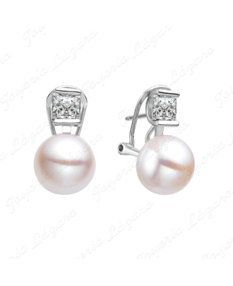 PEND. PLATA TU Y YO PERLA CULTIVADA 11MM C. OMEGA