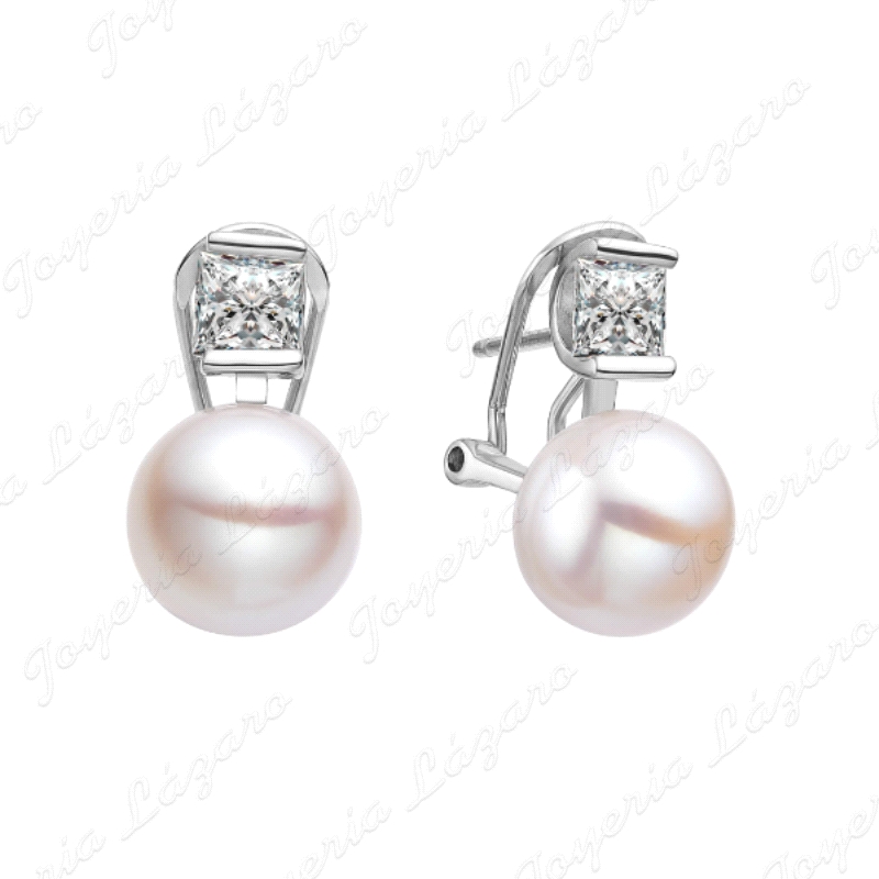 PEND. PLATA TU Y YO PERLA  CULTIVADA 11MM C. OMEGA