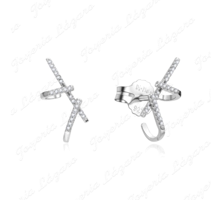 PEND. PLATA SEMI ARO/TREPADOR MICROCIRCONITAS CIERRE PRESION