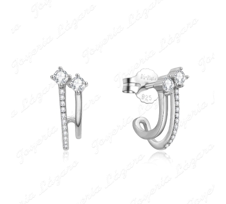 PEND. PLATA SEMI ARO DOBLE CUAJOS GARRAS +CIRCONITAS CIERRE PRESION