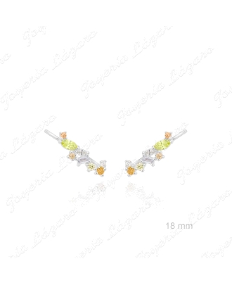 PEND. PLATA TREPADOR CIRCOS COLORES