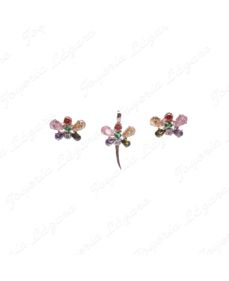 PEND. PLATA CHAPADA PLATINO MARIPOSA C. PRESION