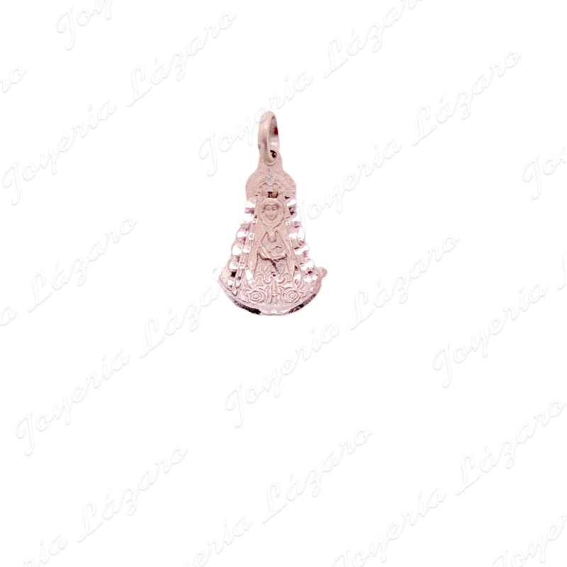 MEDALLA PLATA VIRGEN ROCIO 26MM