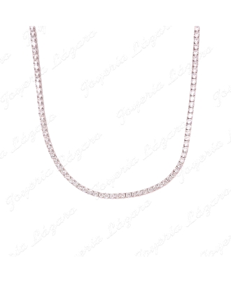 GARGANTILLA PLATA TIPO RIVIERE