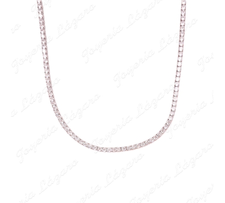 GARGANTILLA PLATA TIPO RIVIERE