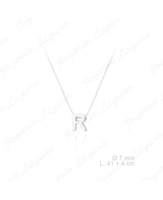 GARGANTILLA PLATA INICIAL R