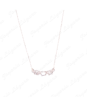 GARGANTILLA PLATA 3 CIRCONITAS GARRAS