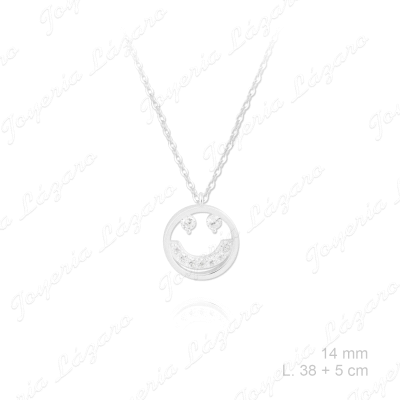 PLATA GARGANTILLA  CARITA CIRCO