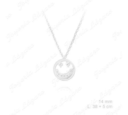 PLATA GARGANTILLA  CARITA CIRCO