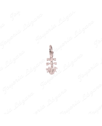 CRUZ CARAVACA MINI PLATA