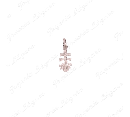 CRUZ CARAVACA MINI PLATA