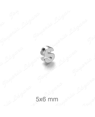 COLGANTE PLATA LETRA S