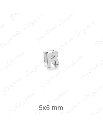 COLGANTE PLATA LETRA R