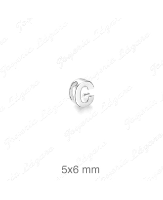 COLGANTE PLATA LETRA C