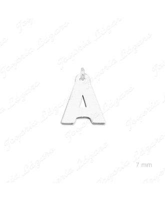 COLGANTE PLATA CHARMS  LETRA A