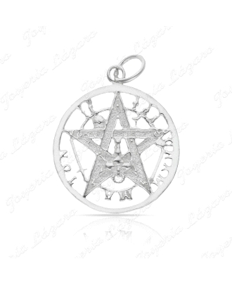 COLGANTE PLATA TETRAGRAMATON - 20MM